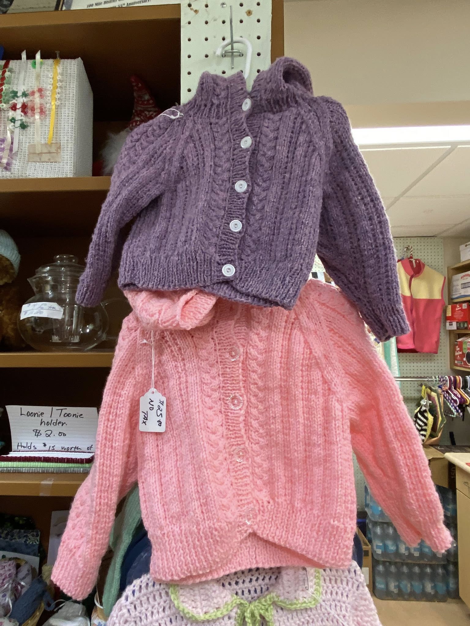 Garage sale with community members browsing